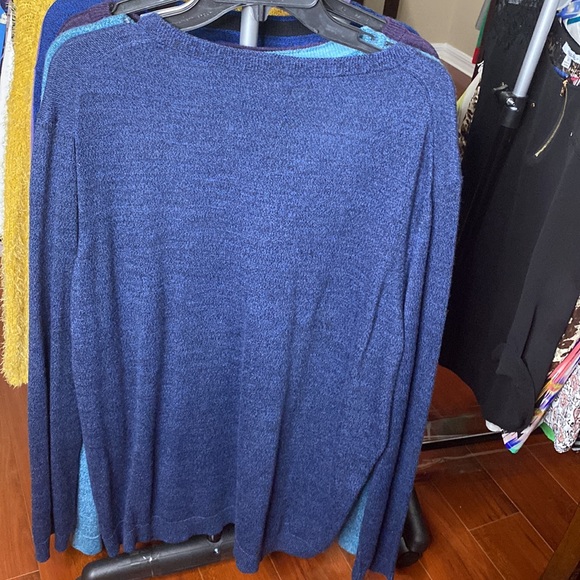 Slim Fit Men Sweater Blue - Picture 2 of 3